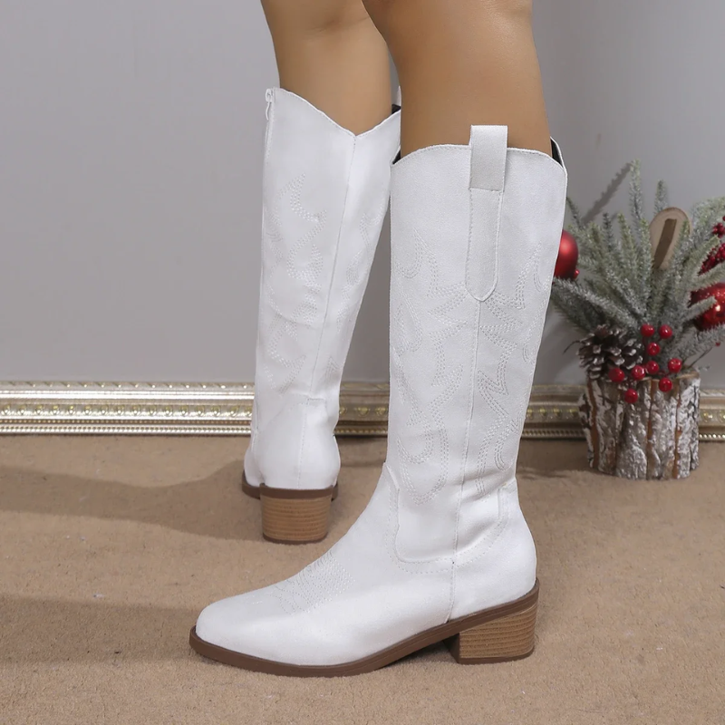 Denim Cowboy Boots for Women | Ivanna