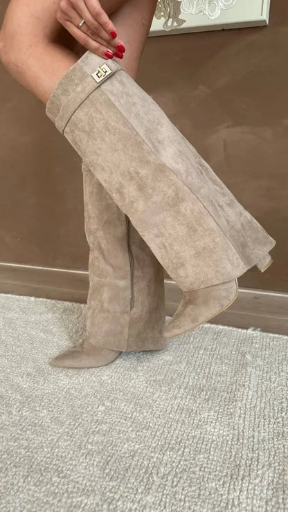 Elegant Knee-High Boots with Comfortable Fit | Yara