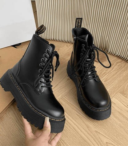 Elegant Knee-High Leather Boots | Celine