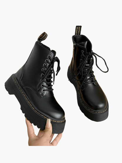 Elegant Knee-High Leather Boots | Celine
