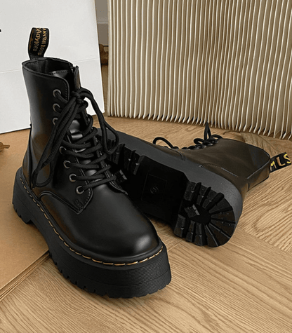 Elegant Knee-High Leather Boots | Celine