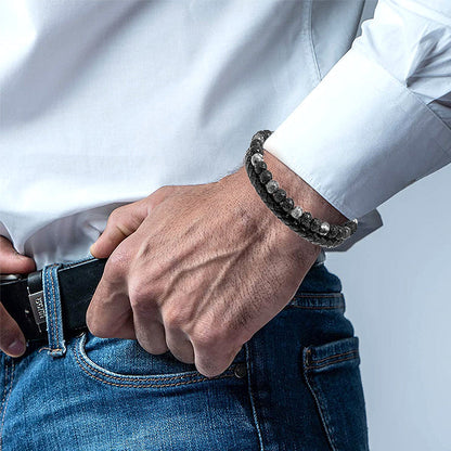 Humanic+ MAXHematit™ Bracciale in Perle