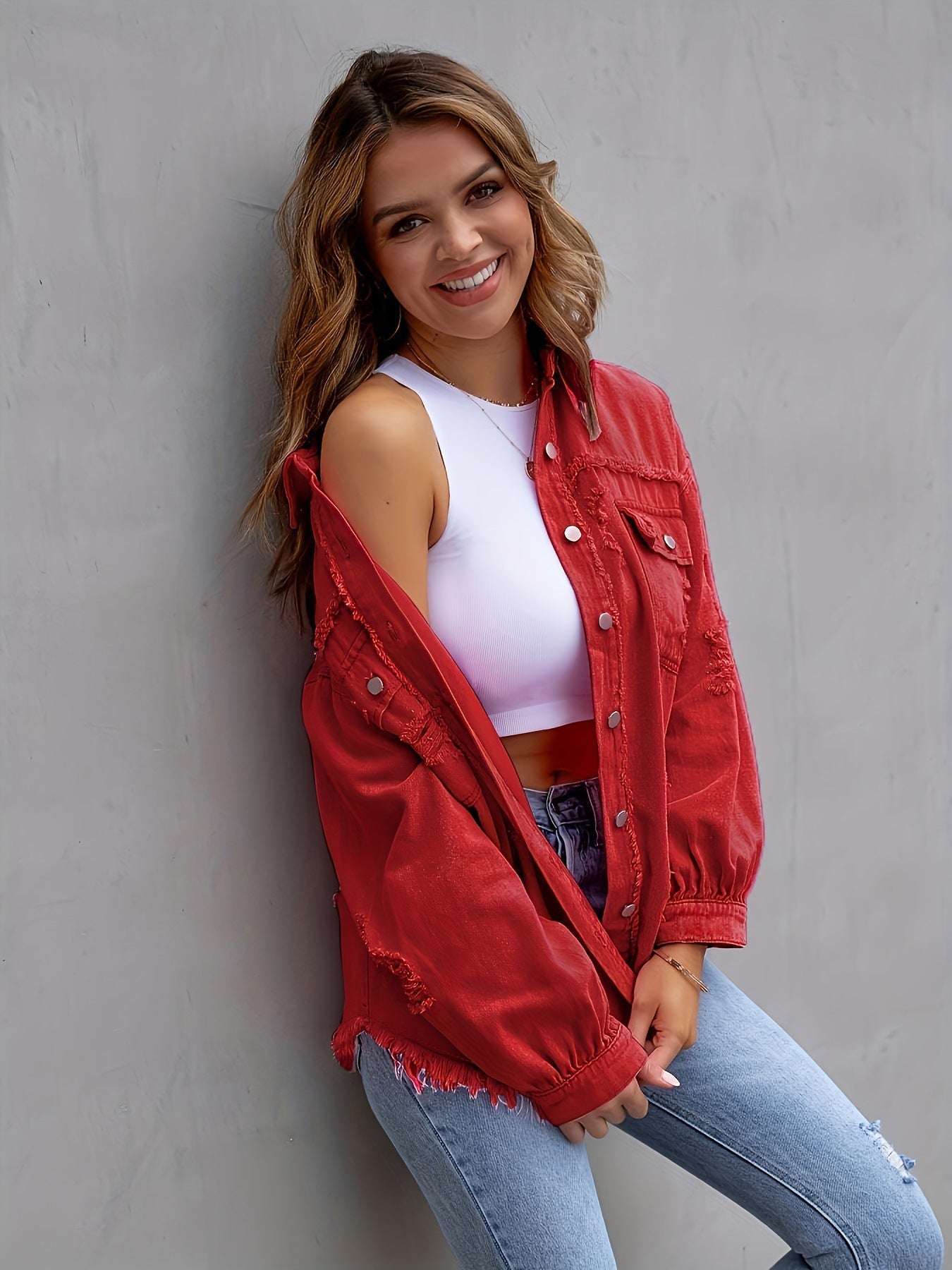 Stylish Denim Jacket for Women | Veronica