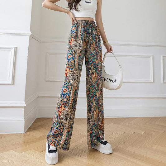 Unique Comfortable Trousers with Print | Sabrina