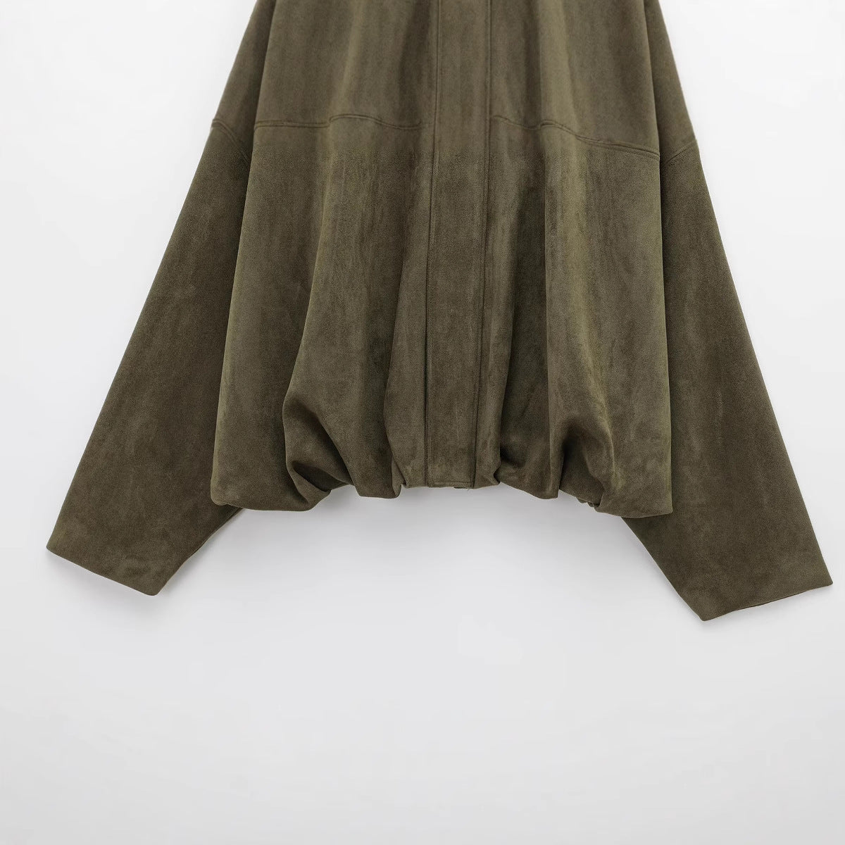 Vintage Suede Jacket with Collar | Eveline