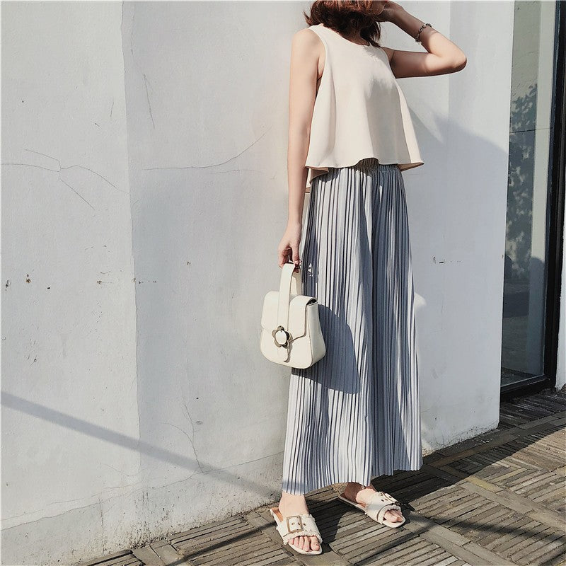 Wide Stylish Trousers for Women | Bordeaux