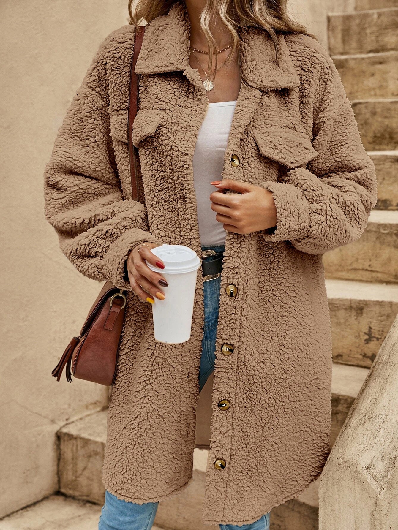 Warm Teddy Coat | Althea