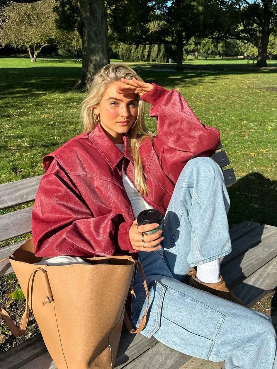 Stylish Timeless Leather Jacket | Skye