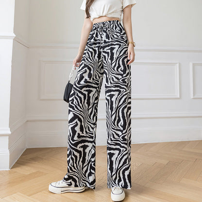 Unique Comfortable Trousers with Print | Sabrina