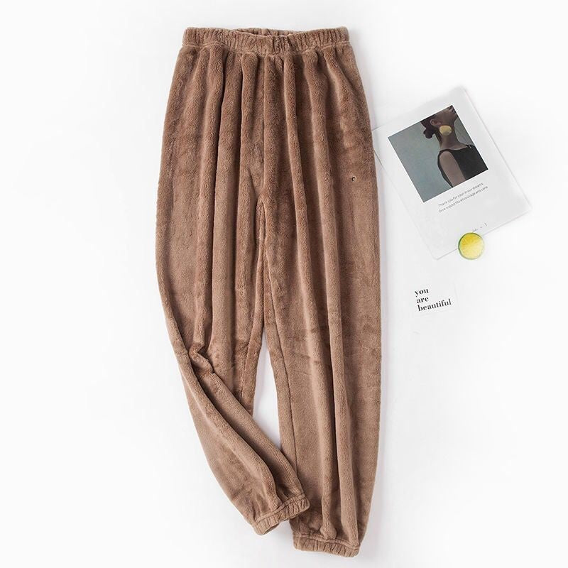 Pantaloni Loungewear in Coral Fleece Comodi | Stasia