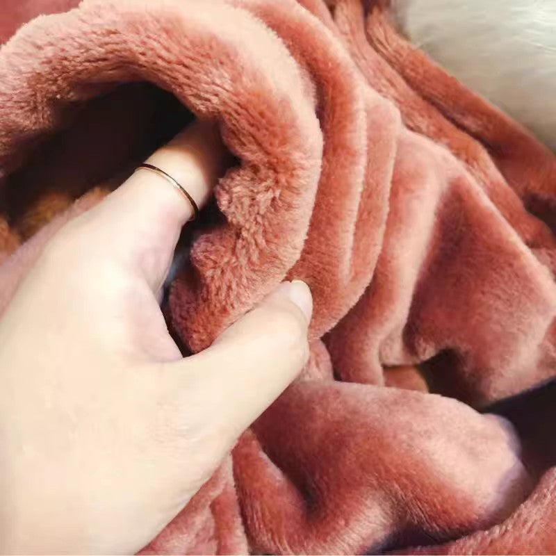 Pantaloni Loungewear in Coral Fleece Comodi | Stasia