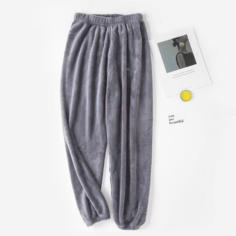 Pantaloni Loungewear in Coral Fleece Comodi | Stasia