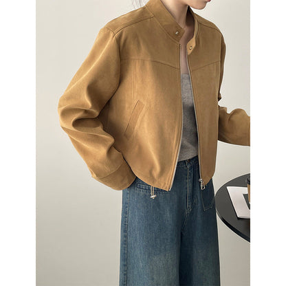 Stylish Suede Biker Jacket | Kate