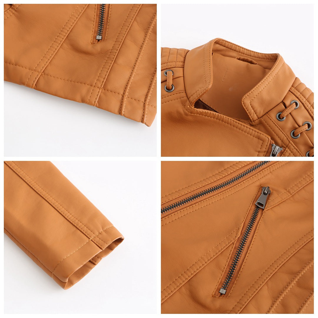 Stylish Leather Jacket for Women | Maria