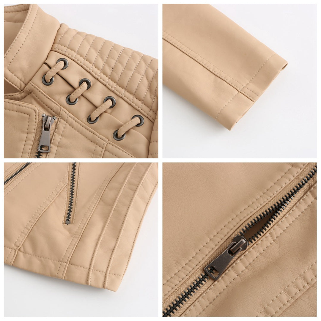 Stylish Leather Jacket for Women | Maria