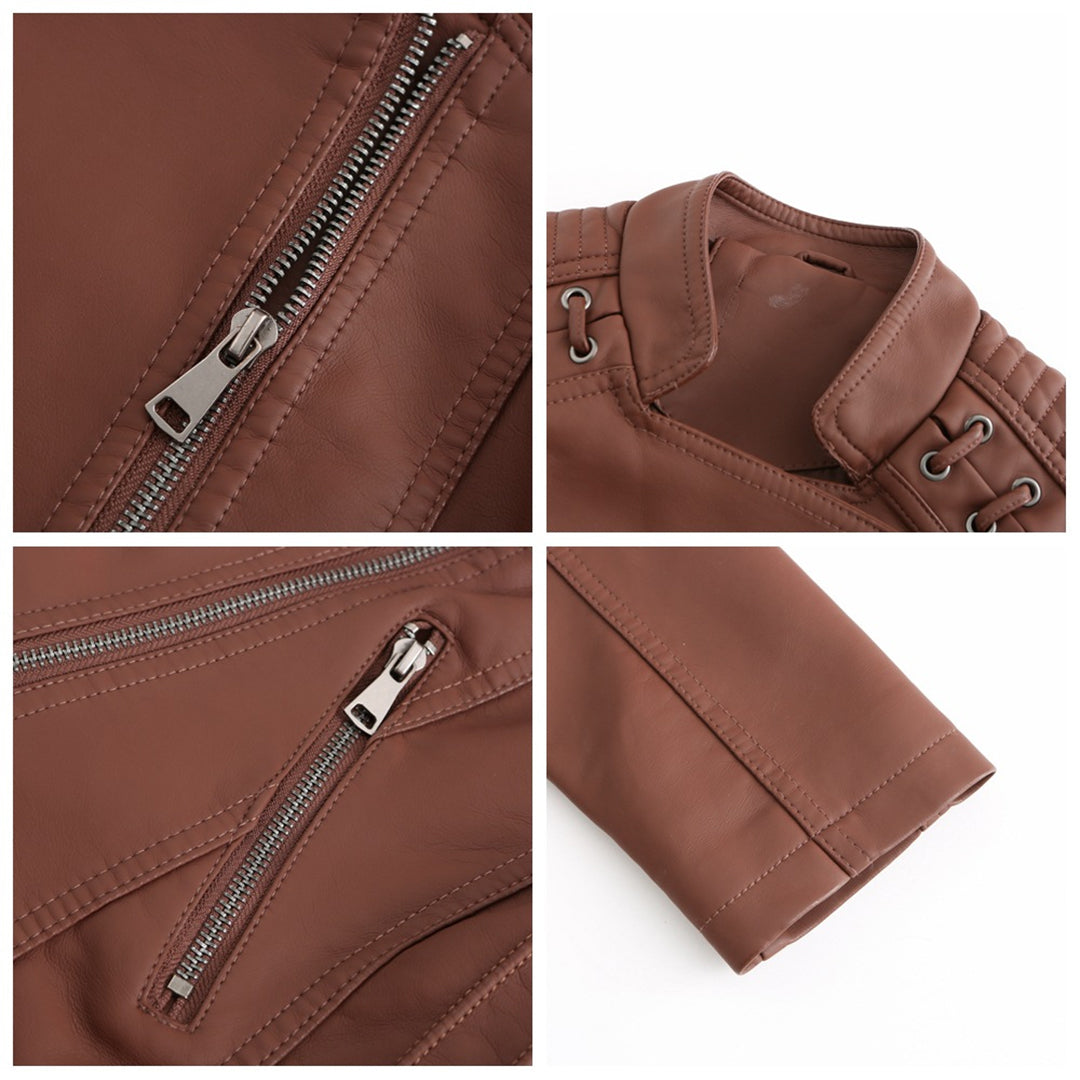 Stylish Leather Jacket for Women | Maria