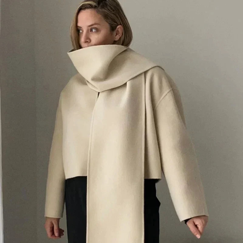 Luxurious Oversized Wool Coat | Elara