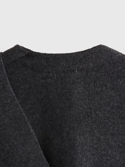 Luxurious Oversized Wool Coat | Elara