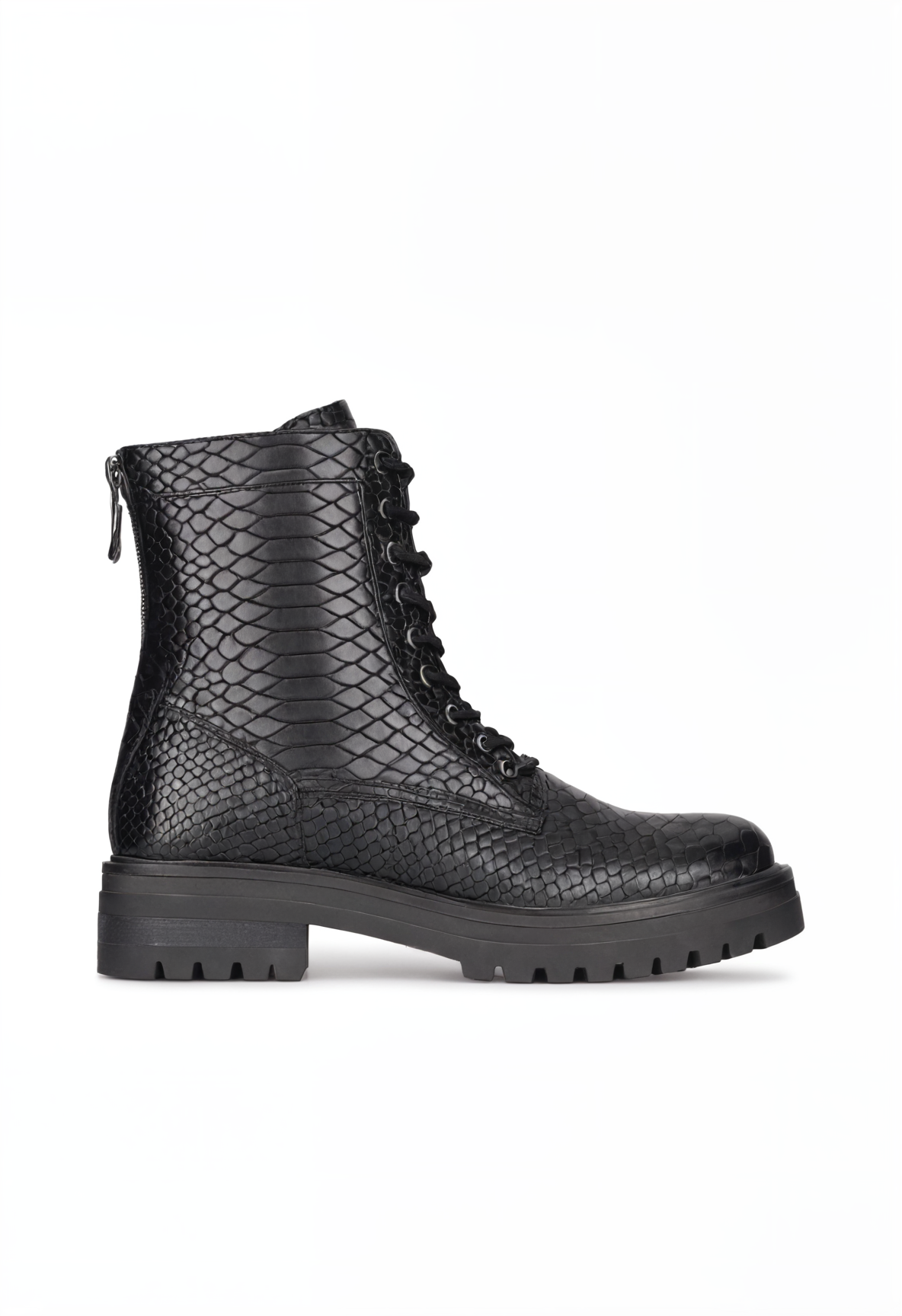 Stylish Ladies' Lace-Up Shoes with Python Pattern | Thalia