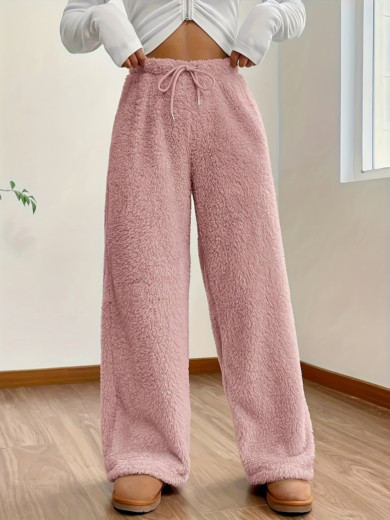 Pantaloni Teddy-Sherpa Eleganti e Morbidi | Jenny