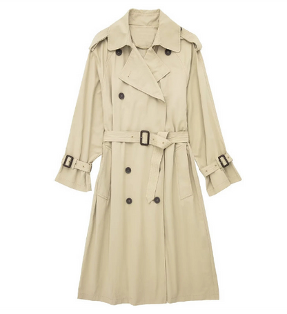 Refined Chic Trench Coat | Amara