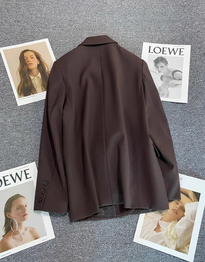 Dark Tailored Blazer | Isabelle