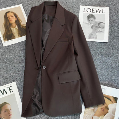 Dark Tailored Blazer | Isabelle