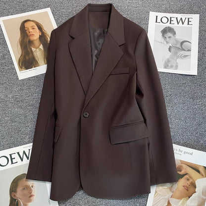 Dark Tailored Blazer | Isabelle