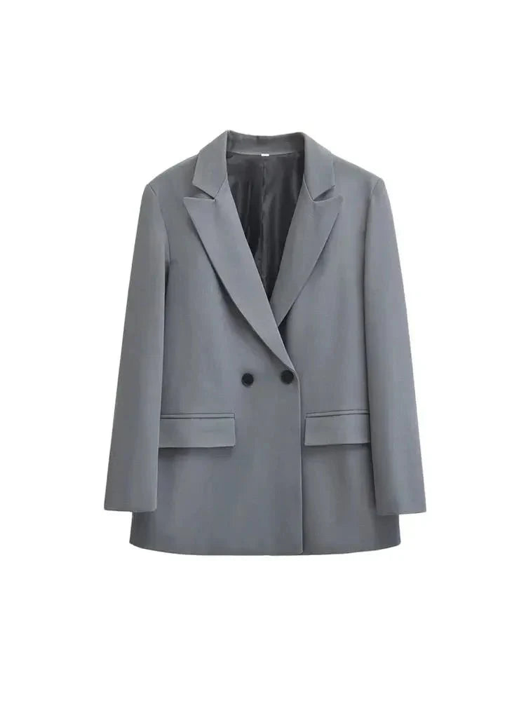 Classic Revers Blazer with Buttons | Clara