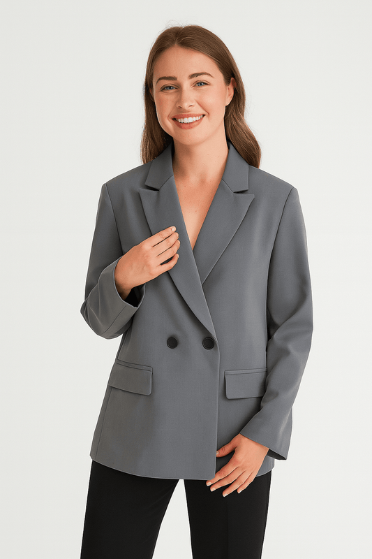 Classic Revers Blazer with Buttons | Clara
