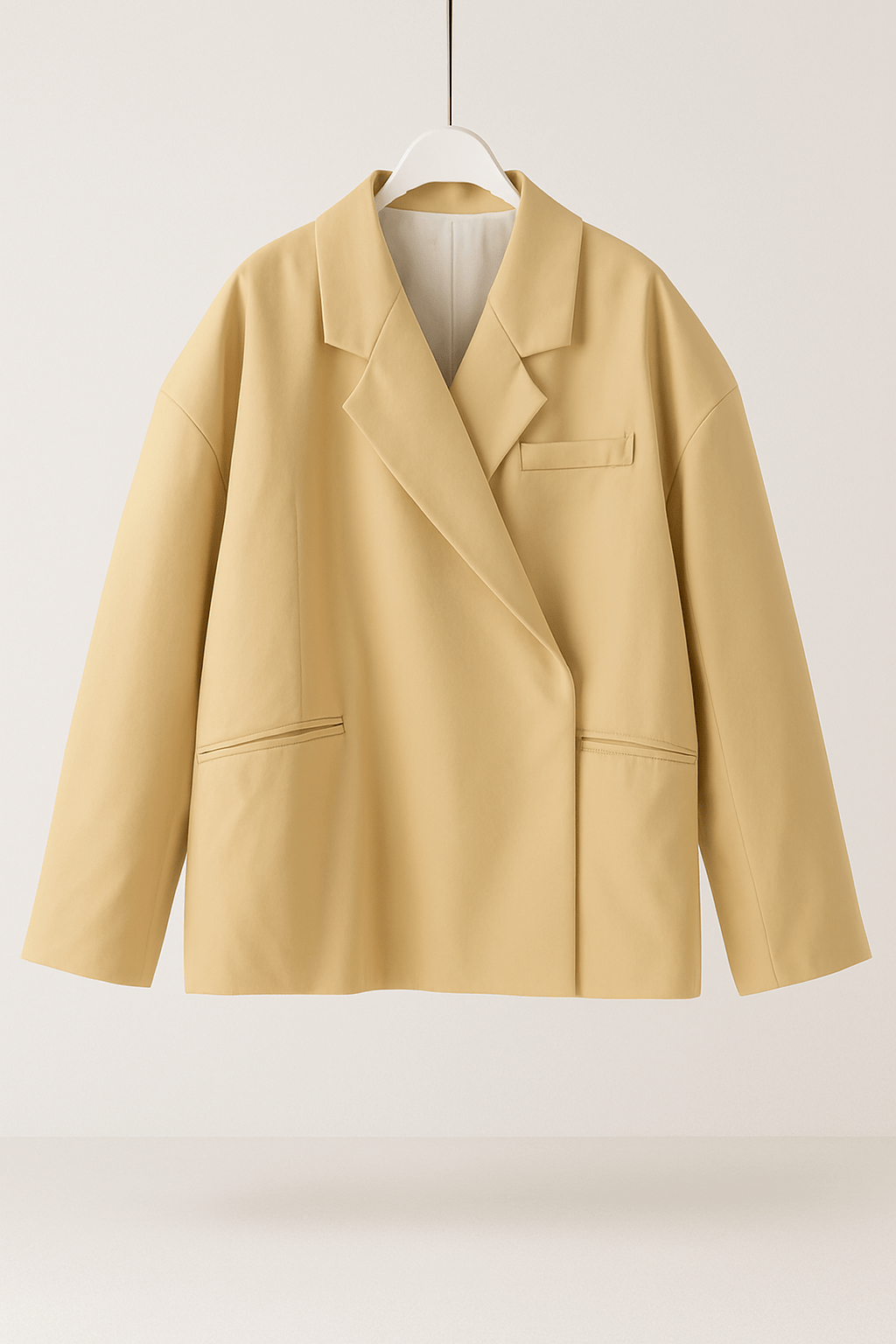 Oversized Blazer Without Buttons | Léa