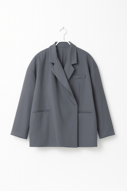 Oversized Blazer Without Buttons | Léa