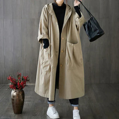 Comfortable Oversized Trench Coat | Alina