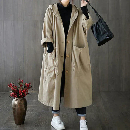 Comfortable Oversized Trench Coat | Alina
